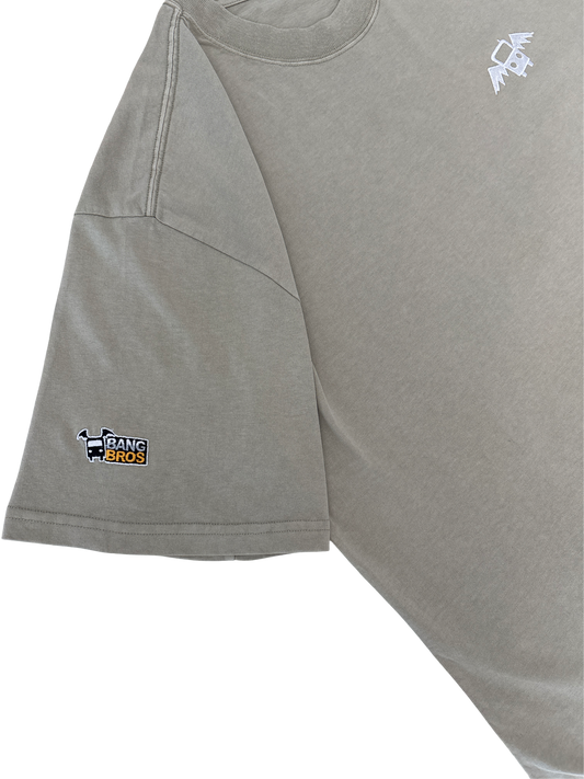 Bang Bros Vintage Wash Embroidered T-shirt - Dust