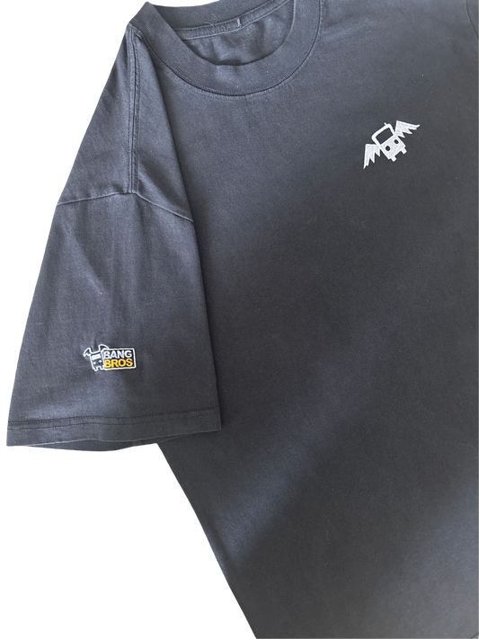 Bang Bros Vintage Wash Embroidered T-shirt - Stone