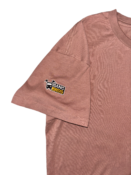 Bang Bros Vintage Wash Cropped Tee - Pink