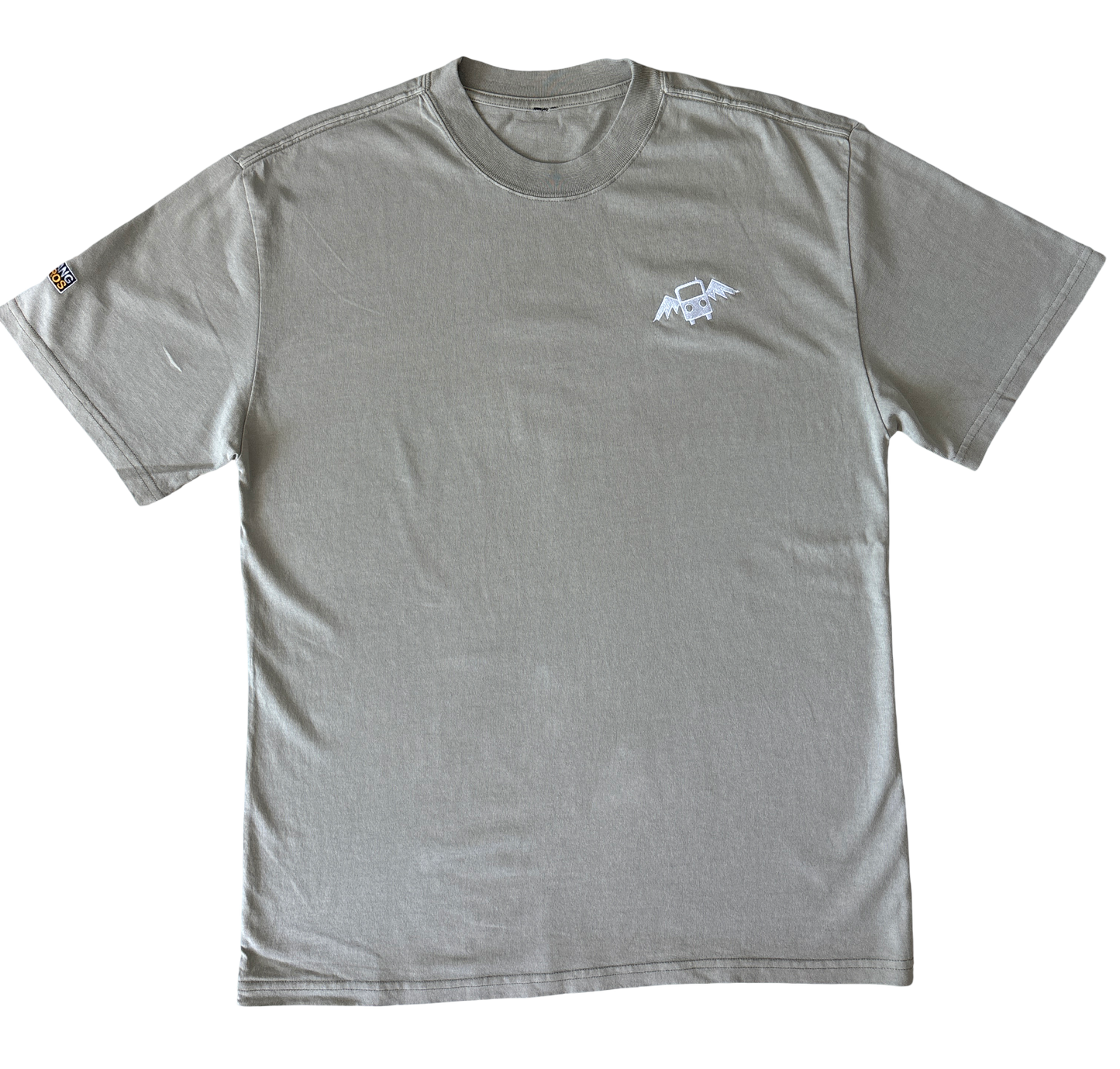 Bang Bros Vintage Wash Embroidered T-shirt - Dust