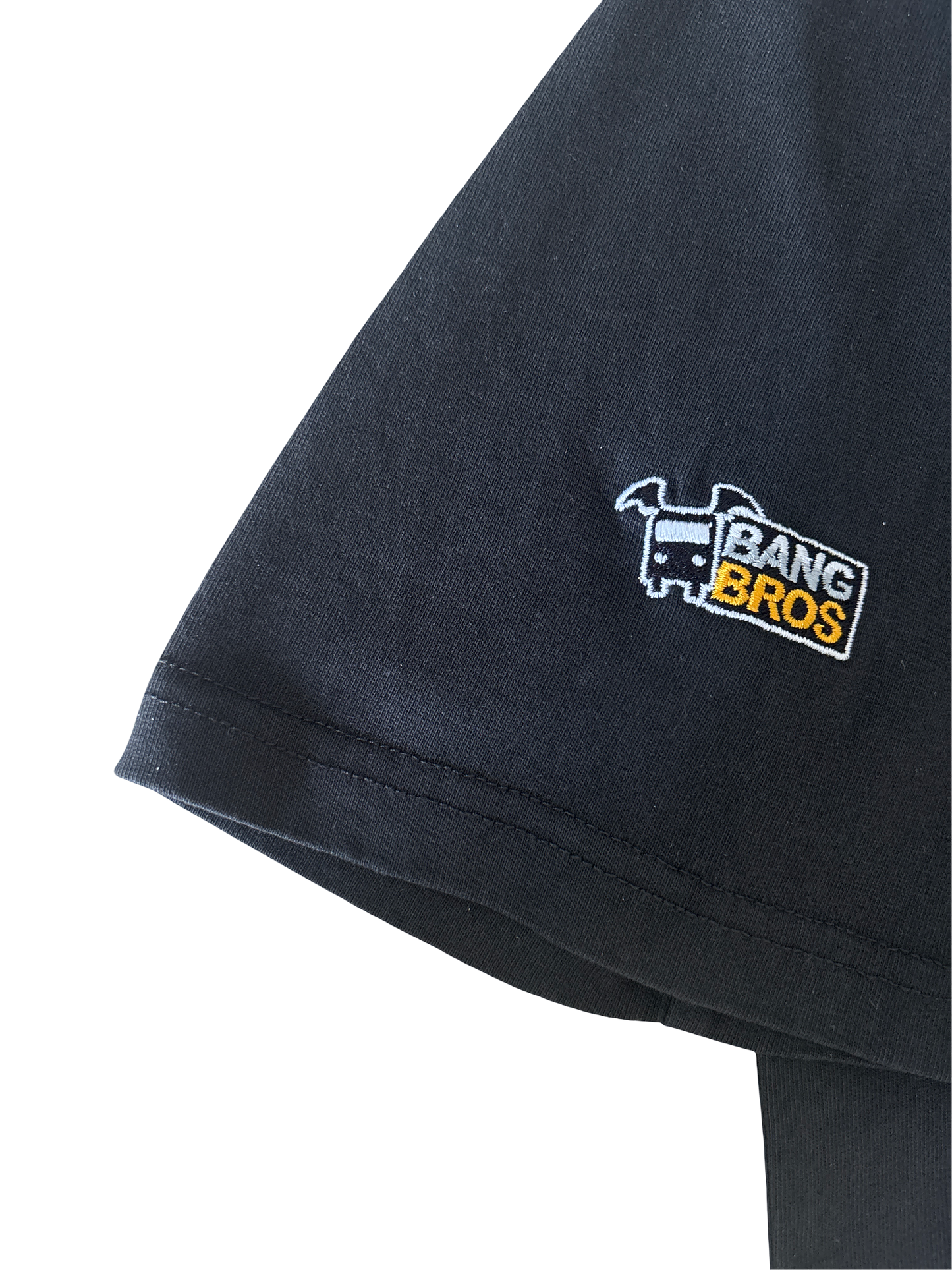Bang Bros Vintage Wash Embroidered T-shirt - Stone