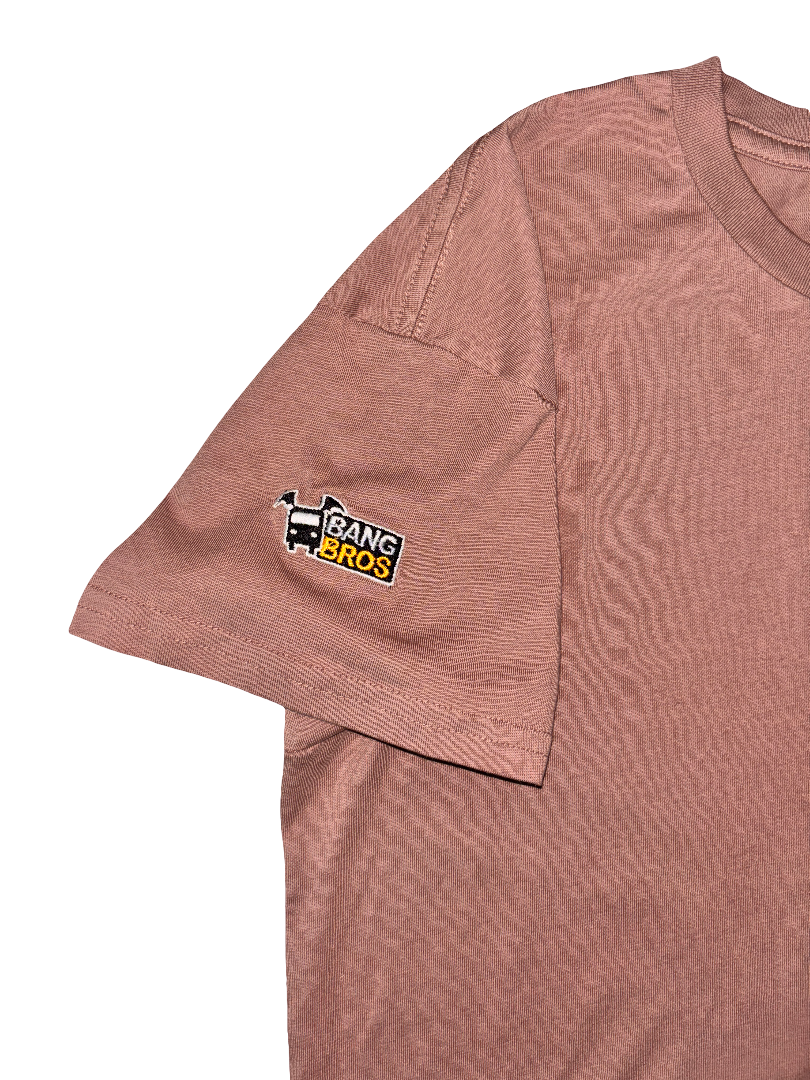 Bang Bros Vintage Wash Cropped Tee - Pink